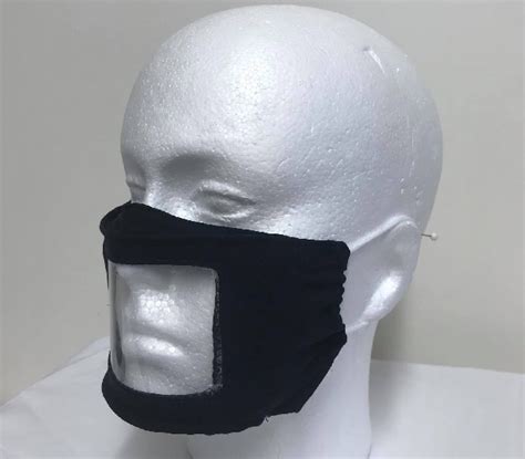 Image result for Clear Face Mask Pattern for Lip Reading Tutorial