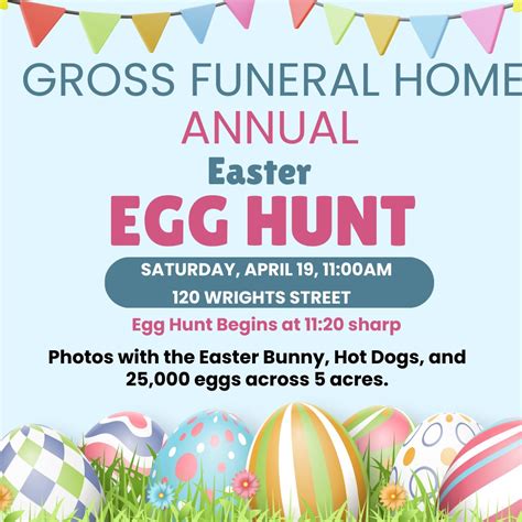 Gross Funeral Home Annual Easter Egg Hunt