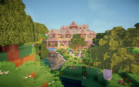 Image result for Flower Forest House Tutorial Minecraft