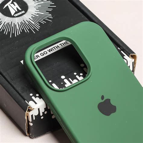 Dark Green Original Silicone case for Apple iphone 11 pro – The Hatke