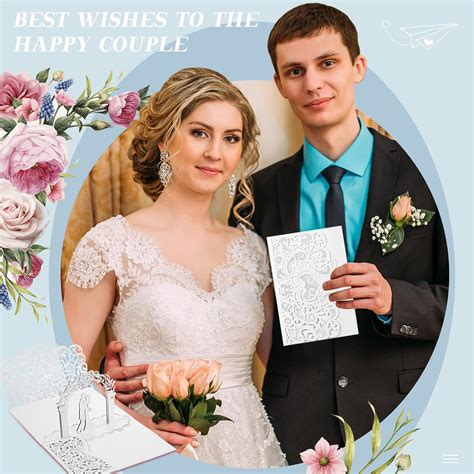 Buy Pop up Wedding Card Pop up Cards with Romantic Lovers 3D Wedding ...