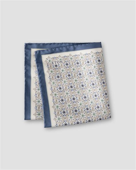 Floral Silk Pocket Square - Eton