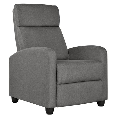 Yaheetech Fabric Recliner Chair Single Sofa Home Theater Seatting ...