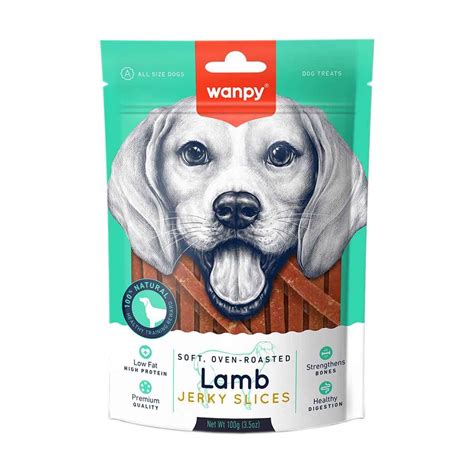 Wanpy Soft Oven Roasted Lamb Jerky Slices 100G Dog Treat – Cadotails