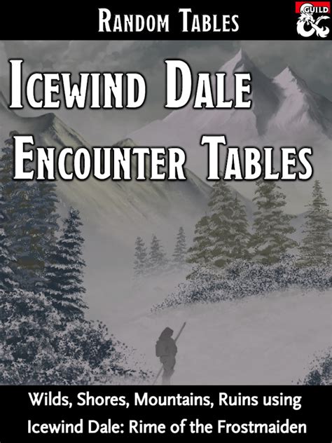 Icewind Dale Encounter Tables Random Encounters | PDF