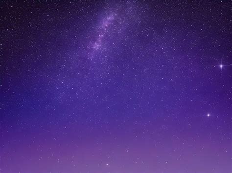 Ethereal milky way purple night sky and stars smooth textured ...