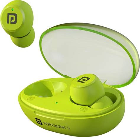 Portronics Harmonics Twins S13 in Ear Earbuds With Mic,24H Playtime ...