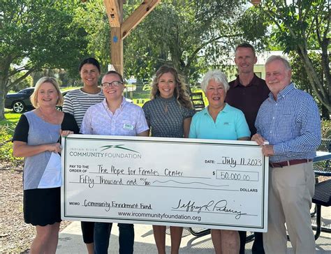 Community Foundation Awards The Hope for Families Center $50,000 ...