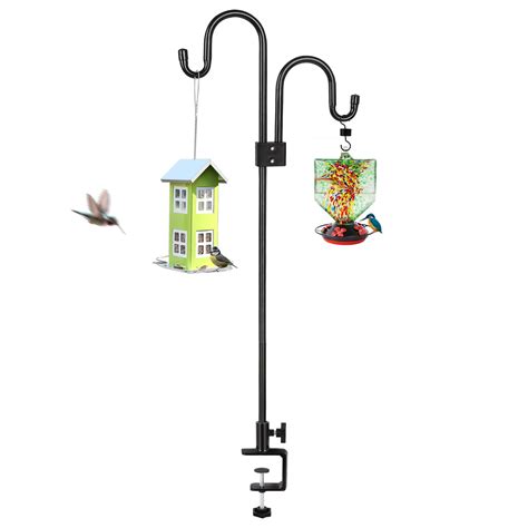 Deck Bird Feeder Hanger for Railing, 47 Inch Deck Hook for Bird Feeder ...