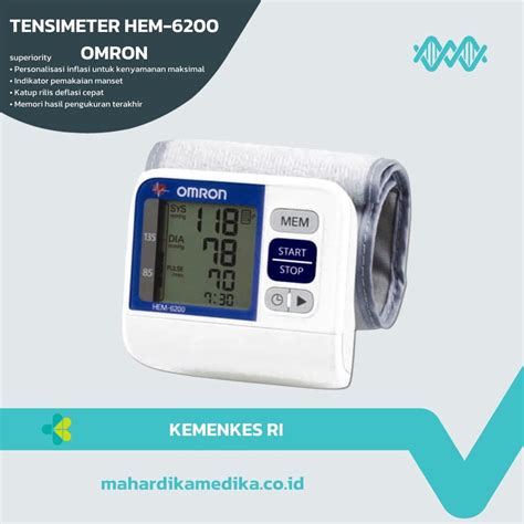 Jual Tensimeter Digital Omron HEM - 6200 | Alat Ukur Tekanan Darah ...
