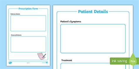 Toy Hospital Forms (teacher made) - Twinkl