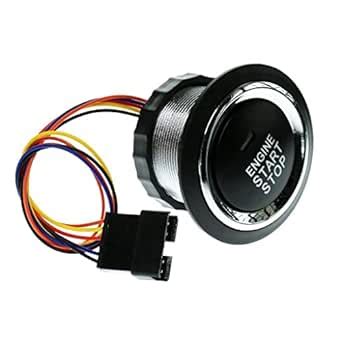 GC Universal Car LED Engine Ignition Start Stop Push Button Switch Self ...