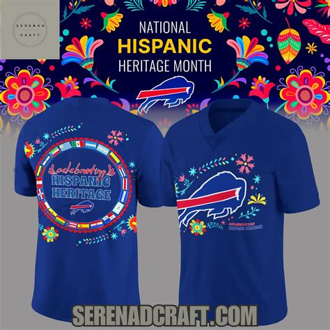 Special Buffalo Bills 2025 National Hispanic Heritage Month Navy ...