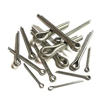 25 x Split Pins Metric 2.8 x 40mm, Bright Zinc Plated Retaining Fixings ...