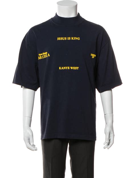 Kanye West Merch Graphic Print Crew Neck T-Shirt - Black T-Shirts ...