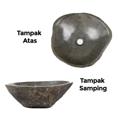 Jual Wastafel Batu Alam/Kali Natural 40 cm - Tipe I (Ba99) - Kab ...