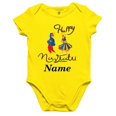 Happy Navratri Dandiya Garba Dance Design Baby rompers bodysuit onesie ...