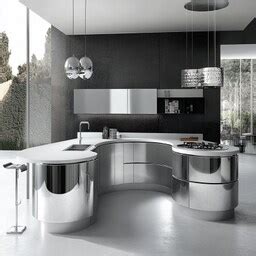 Contemporary White And Turquoise Parallel Kitchen Design With Subway ...