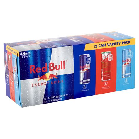 (12 Cans) Red Bull Energy Drink Variety Pack, 8.4 fl oz - Walmart.com ...