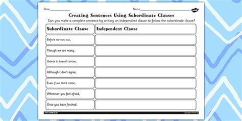 Completing Sentences by Writing Independent Clauses - writing