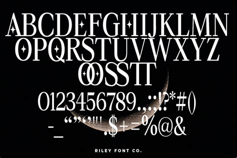 Tarot Font Halloween Font, Display Font, Celestial Font, Boho Font ...