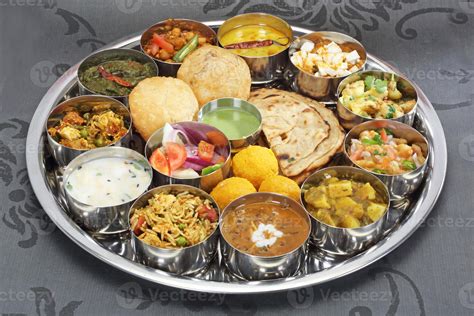 Indian Thali 766731 Stock Photo at Vecteezy