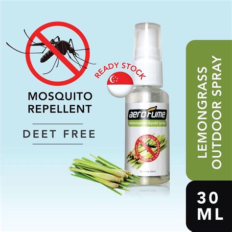 [SG] Lemongrass Outdoor Natural Spray Mosquito Repellent 30ml | Shopee ...