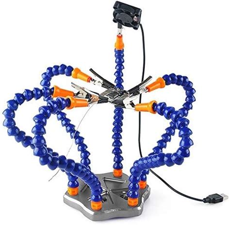 MMOBIEL Flexible Helping Hands Third Hand Soldering Station Tool Built ...