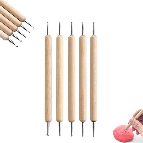 Buy PIRITO 24pcs Polymer Clay Tools Set Smoothing Wax Carving Pottery ...