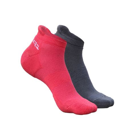 Buy Heelium Bamboo Ankle Socks for Women - 2 Pairs - Pink - Grey Odour ...