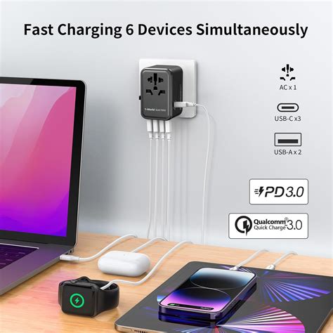 MOMAX Universal Travel Adapter with GaN Technology, India | Ubuy