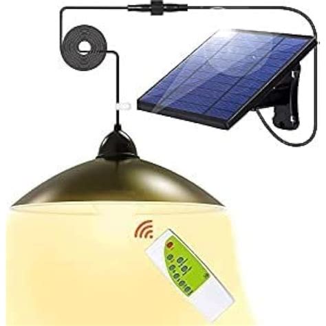 Fichaiy Solar Lights Outdoor Pendant Light with Remote India | Ubuy