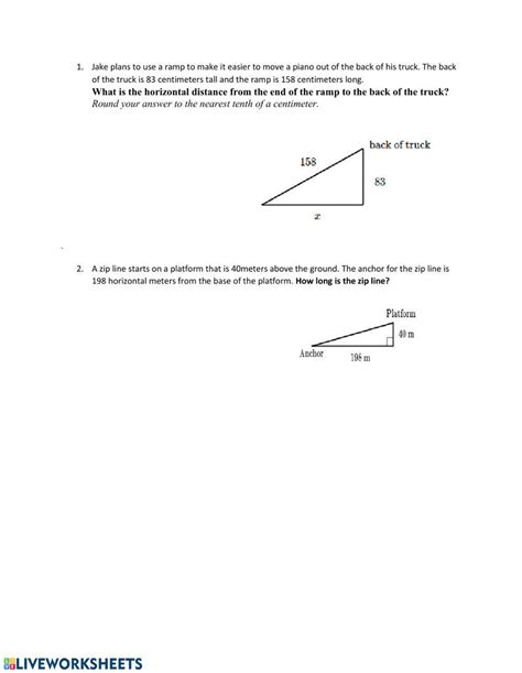 Pythagorean Theorem Math Problems 的图像结果