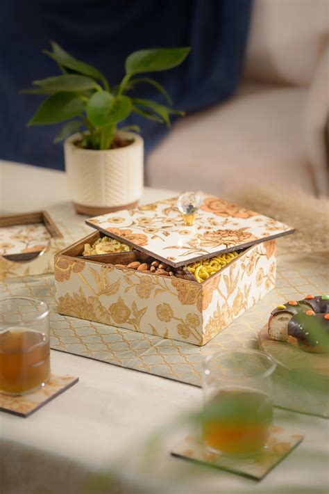 Rosa - Four part wooden storage box – Acmoria