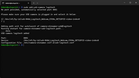 (Tutorial) Adding multiple USB webcams to Octoprint, using new Webcam ...