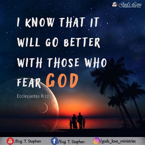 Ecclesiastes 8:12 :: God's Love Ministries - Today's Promise