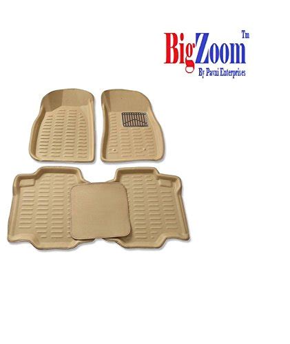 Buy BIGZOOM Croc Textured TPE 3D Car Floor Mats for Renault Duster ...