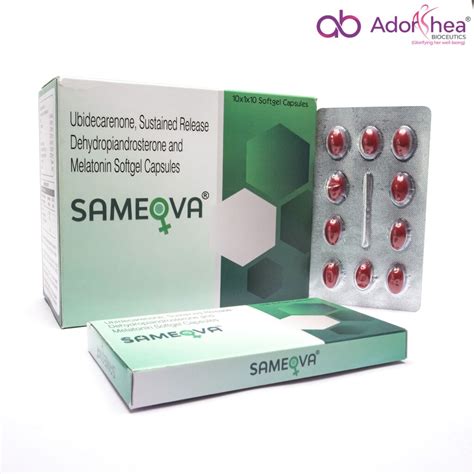 Ubidecarenone + Dehydroepiandrosterone (SR) + Melatonin Softgel ...
