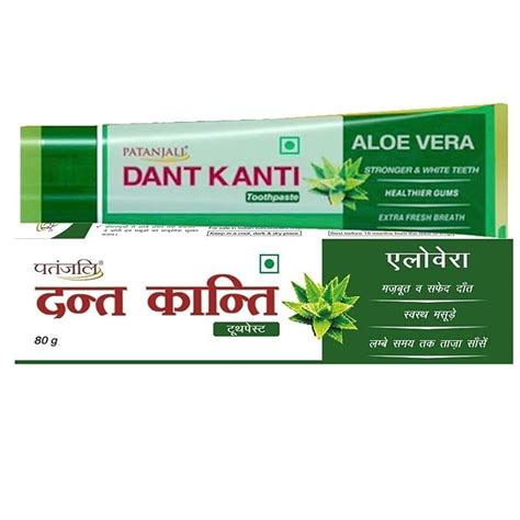 Patanjali Dant Kanti Aloe Vera Gel Toothpaste 80 g