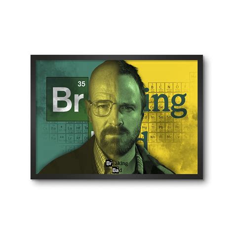 TV-Series | Breaking Bad Periodic Table Framed Poster(Wall Art) – Lamron.co