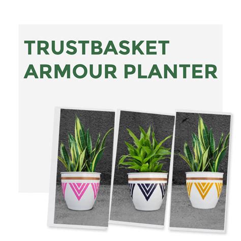 Trustbasket Armour Planters (Set of 3) – TrustBasket
