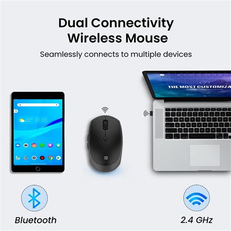 Buy Shop Portronics Toad III Wireless Mouse with Bluetooth & 2.4 GHz ...