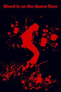 Blood Michael Jackson Dance MoonWalk Photographic Paper - Typography ...