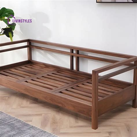 Janisha Solid Wood 3 Seater Sofa for Living Room – LivIn Styles