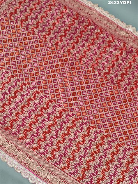 KcPc Special khaddi Georgette Bandhani Style Sequence embroidery Work ...