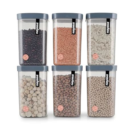 Buy Nayasa Fusion 1.5 Litres BPA Free Food Grade Airtight Kitchen ...