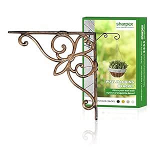 Sharpex Wall Mounted Metal Bracket | Decorative Wall Hook Plant Hanger ...