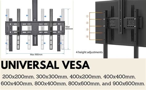 Interactive Flat Panel Display Floor Mount/IDB Stand/IFP Stand/ 55/75 ...