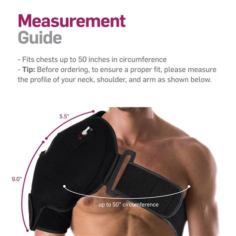 NatraCure Hot or Cold Therapy Shoulder Ice Pack Wrap, Shoulder Brace ...