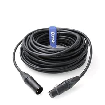 Eonvic Audio Extension Cable 4 Pin XLR Male to Female Microphone Cable ...